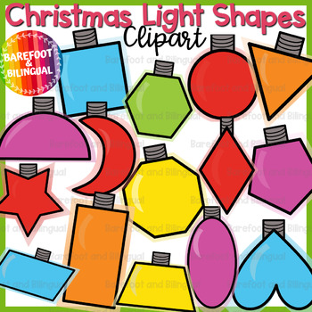 Preview of Christmas Light Shapes | Christmas Clipart