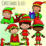 Christmas Clipart - Elves
