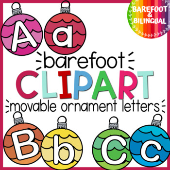 Preview of Christmas Clipart | Letters | Ornaments