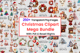 Christmas Clipart Mega Bundle Pack