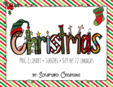 Christmas Clipart - Personal & Limited Commercial Use - 72 Images