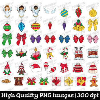 Christmas Clipart Set for all Xmas Activities [Graphics & Cliparts for teachers]