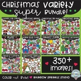 Christmas Clipart Variety SUPER Bundle!