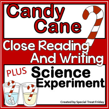 Preview of Christmas Close Reading | Christmas Science
