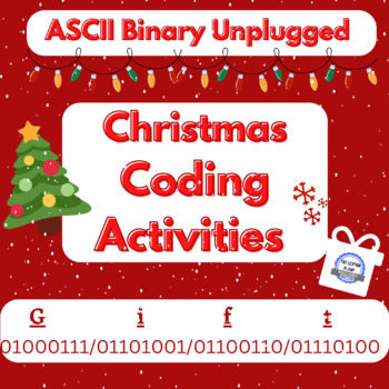Preview of Christmas Coding Activities Unplugged