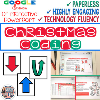 Preview of Christmas Coding Digital Interactive Activities (Hour of Code)