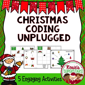 Preview of Christmas Coding Unplugged - Great for Hour of Code™