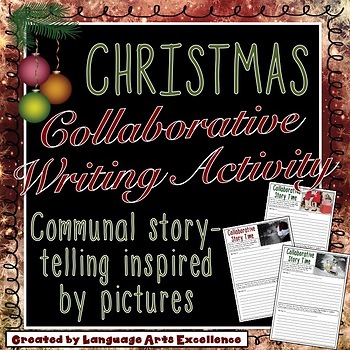 Preview of Christmas Collaborative Writing Activity