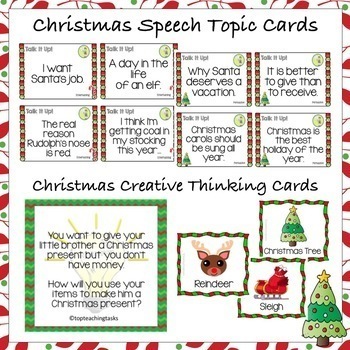 Christmas Language Arts Activities Bundle by Top Teaching Tasks | TPT