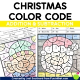 Christmas - Addition & Subtraction Color by Code