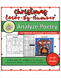 Christmas Color By Number: Analyze Poetry