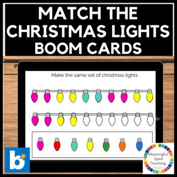 Preview of Christmas Color and Pattern Matching Boom Cards™ 