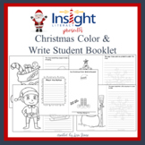 Christmas Color and Write Fun Booklet, Grades 1-5