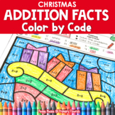 Christmas | Color-by-Code Addition | Color by Number