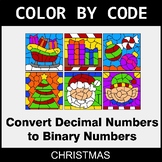 Christmas Color by Code - Binary Numbers