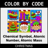 Christmas Color by Code - Chemical Symbol, Atomic Number, 