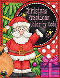 Christmas Color by Code Fractions/Equivalent Fractions