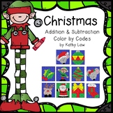 Christmas Color by Codes -- Addition/Subtraction
