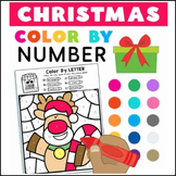 Christmas Color by Number - Addition and Division