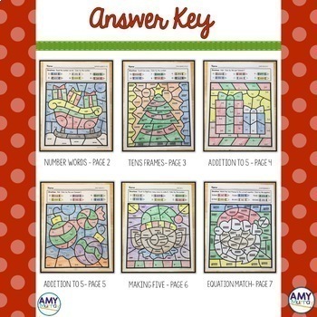 Color by Number Math Worksheets Bundle - Teaching Exceptional Kinders