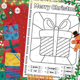 Christmas Color by Number Worksheets | Christmas Coloring Pages