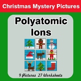 Christmas: Color by Polyatomic Ions - Mystery Pictures