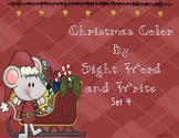 Christmas Color by Sight Word & Write Set 4 (PP) Lucy Calk