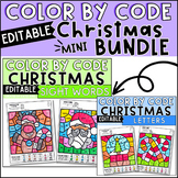 Christmas Color by Sight Word and Letter Recognition Edita