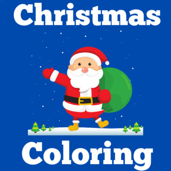 Christmas Coloring Pages Book | Preschool Kindergarten | Color Activities