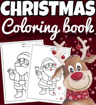 Preview of Christmas Coloring Book.