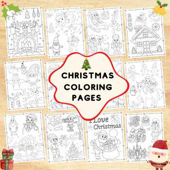 Preview of Christmas Coloring Book For Kids Winter,Activity-Book