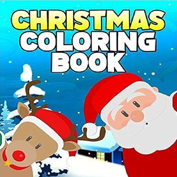 Preview of Christmas Coloring Book : Over 50 Christmas Coloring Pages with Snowman Santa