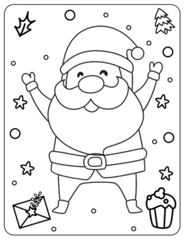 Christmas Coloring Book For Kids By Prof Bermed 