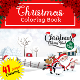 Christmas Coloring Book for Kids with Fun Easy and Relaxin