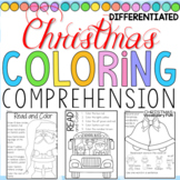 Christmas Coloring Comprehension FUN