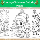 Christmas around the world primary | Scrappy Christmas Coloring