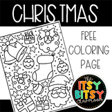 Christmas Coloring Page FREEBIE Download for Christmas Act