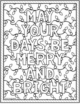 Christmas Coloring Pages | 10 Fun, Creative Designs by Ford's Board