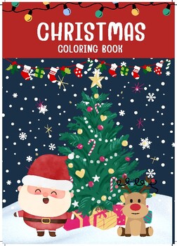 Christmas Coloring Pages by Uthaipan Monwadee | TPT