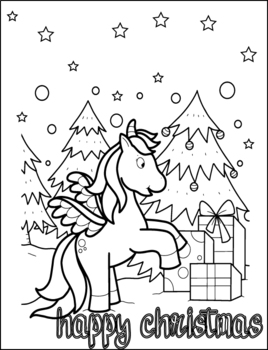 christmas messages for teachers color pages