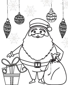 Christmas Coloring Pages by whenlifehandsyoulemons | TPT