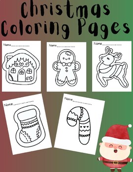 Christmas Coloring Pages by Let Kids Be Kids | TPT