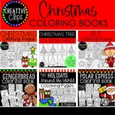 Christmas Coloring Pages Bundle {Christmas, Gingerbread, P