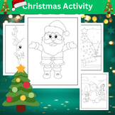 Christmas around the world primary : Christmas Coloring Pages