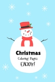Christmas Coloring Pages, Christmas Activity Printables, C