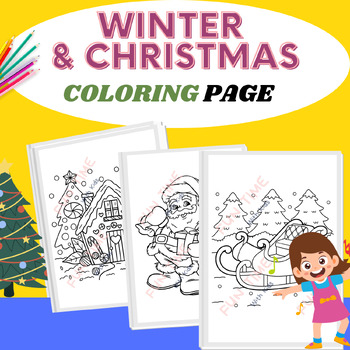 Preview of Christmas Coloring Pages, 50+ Christmas Coloring Sheets, Coloring Activities