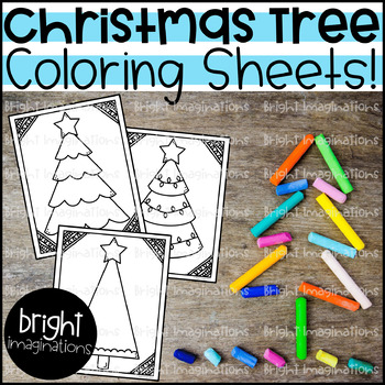 Preview of Christmas Coloring Pages | Christmas Tree Coloring Pages