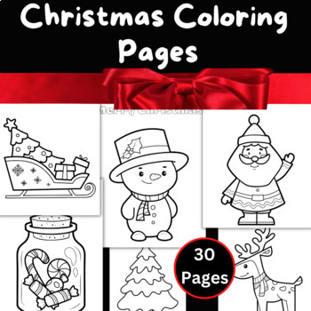Christmas Coloring Pages | Christmas Worksheets | Winter Coloring Pages