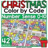 Christmas Coloring Pages Color by Number Activities Worksheets