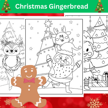 Preview of Christmas Coloring Pages - Coloring Sheets - Coloring Book - Morning Work